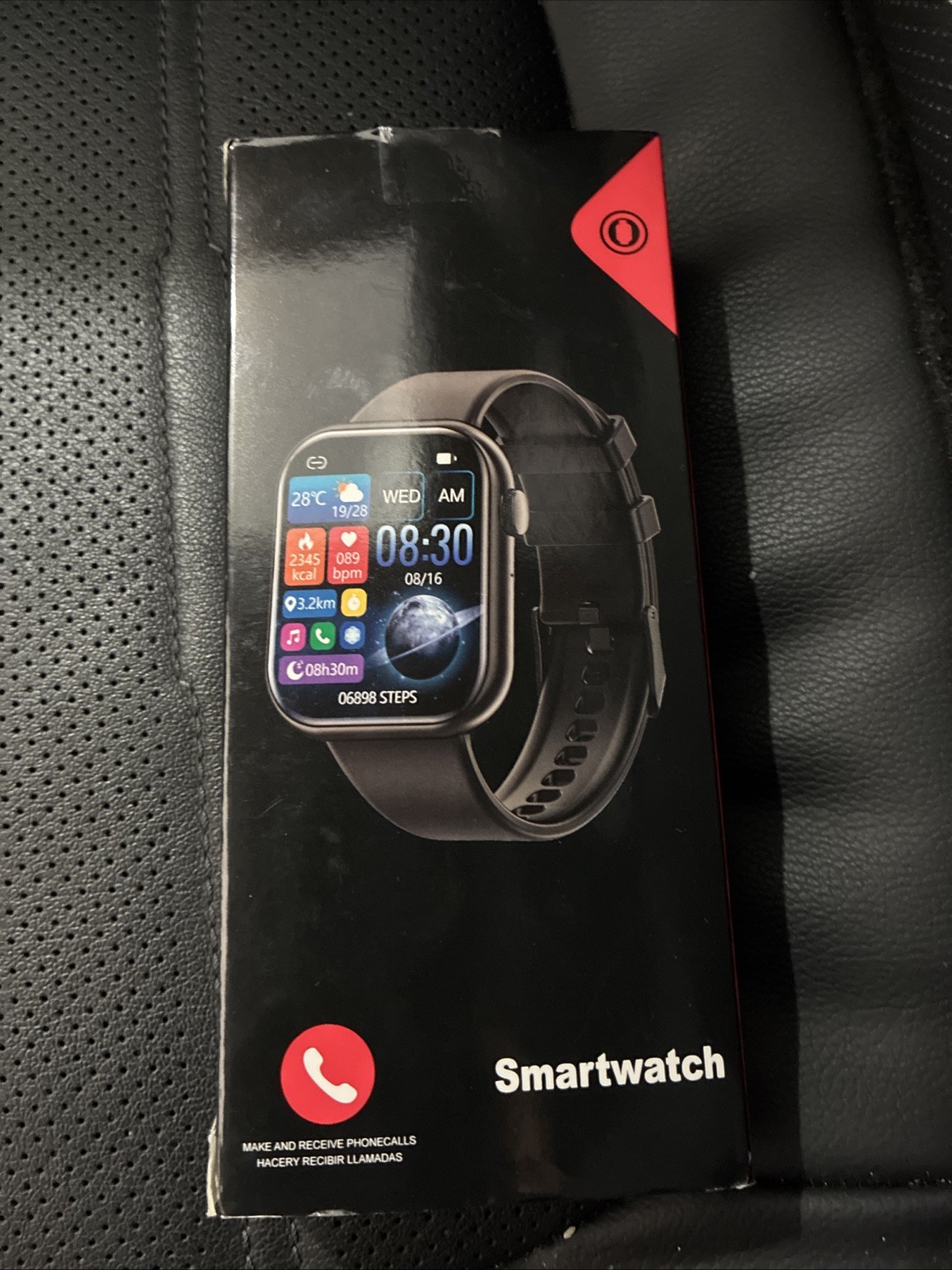 Wearables Smartwatch Black, Free Shipping