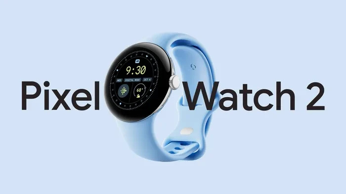 Google Pixel Watch 2 Polished Silver Aluminum Case / Bay Active Band Wifi New