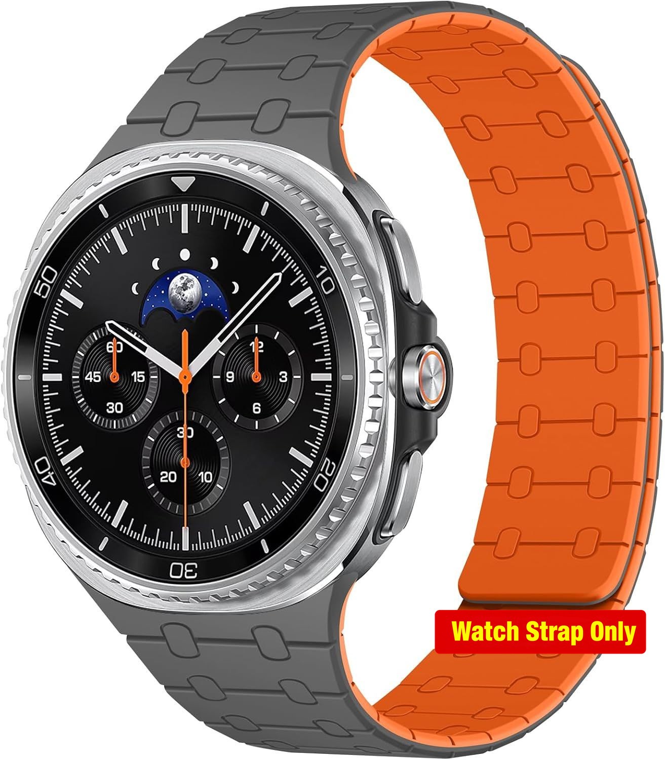 Magnetic Silicone Strap Compatible with Samsung Galaxy Watch 9 40mm 44mm