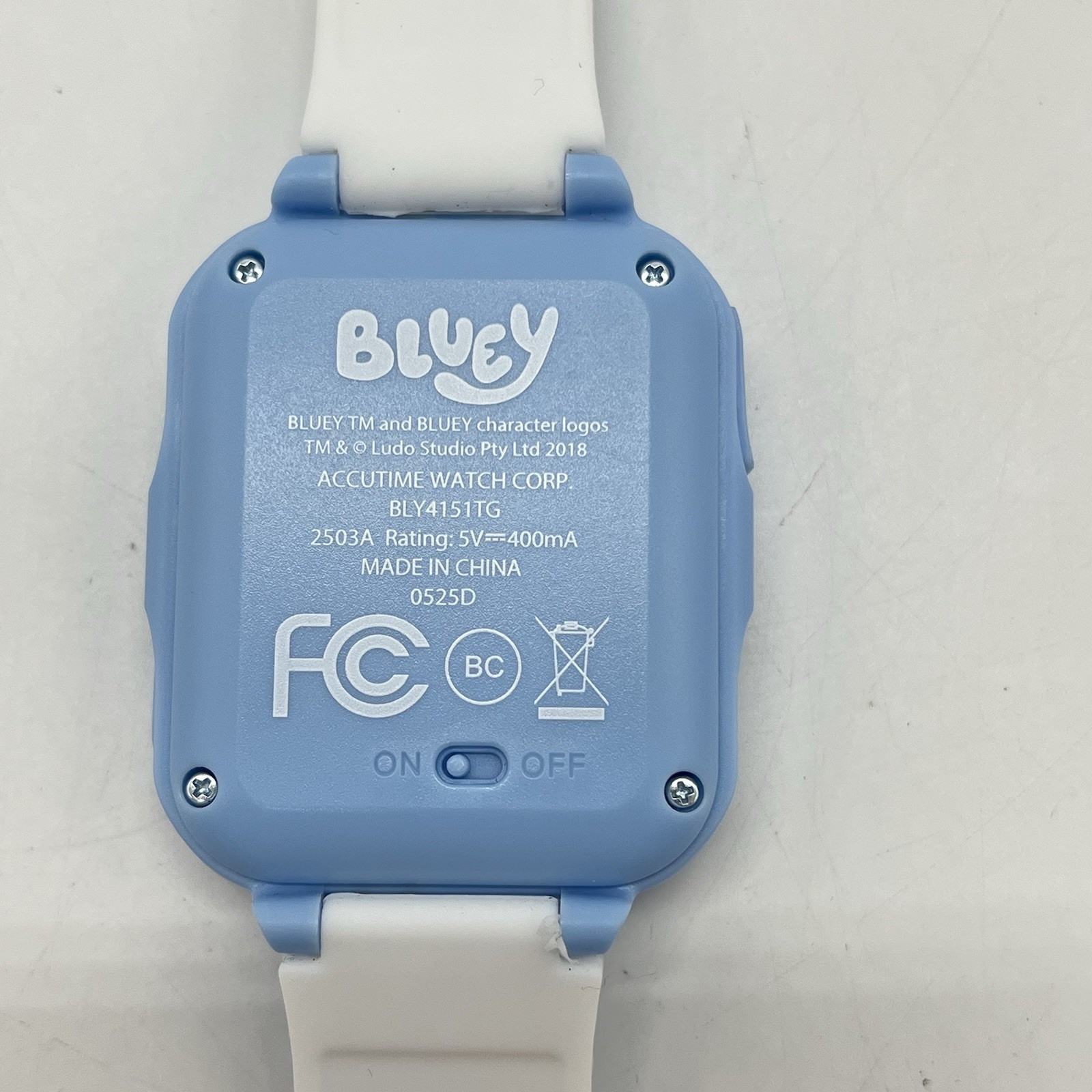 Disney Bluey Smartwatch Touchscreen W/Camera, Alarm, Games, Video, Pedometer