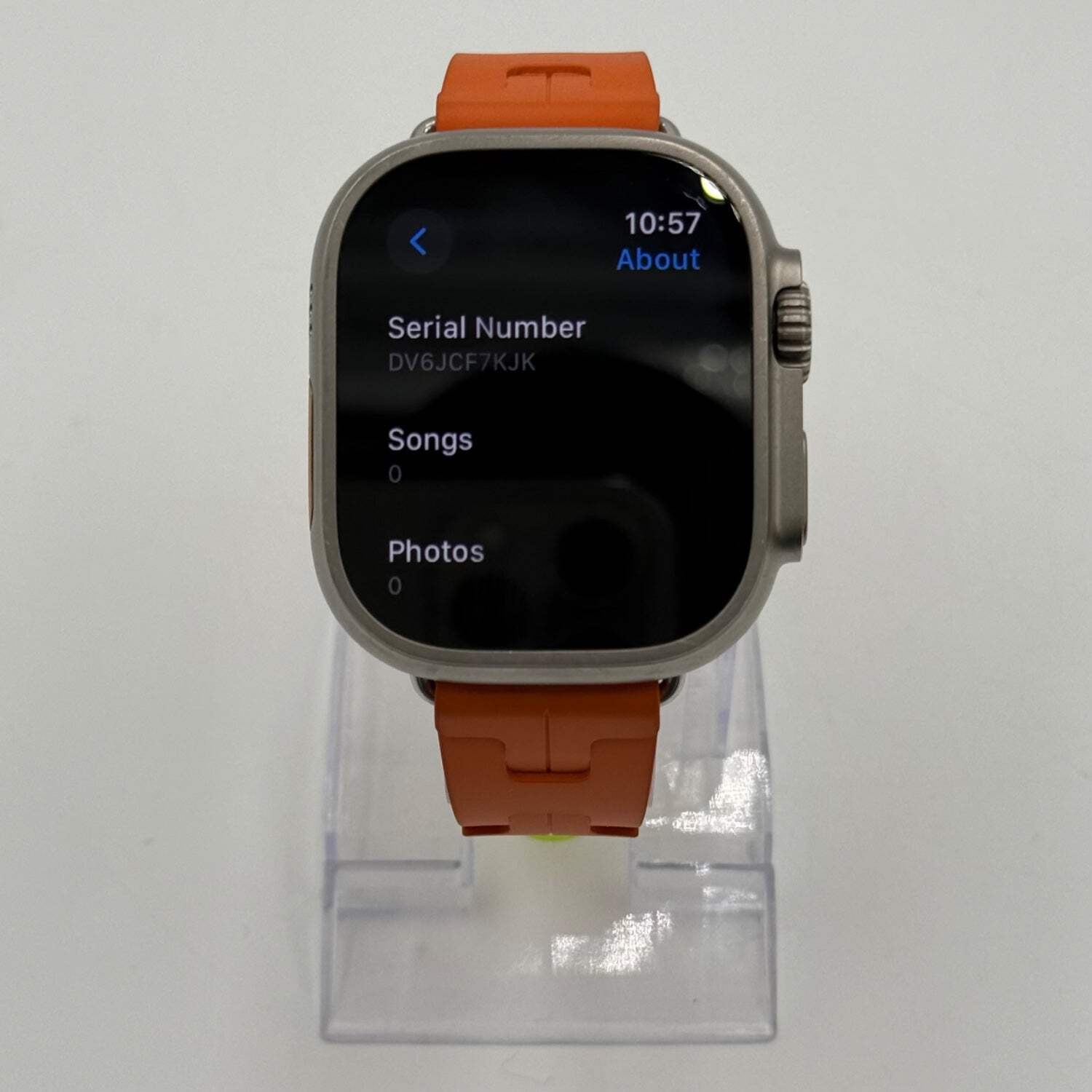 Unlocked Apple Watch Ultra 2 Hermès 49MM Natural Titanium With Orange Kilim Sing