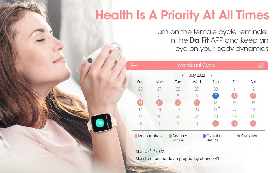 Women’s Smart Watch Bluetooth SmartWatch For Apple iPhone iOS and Android