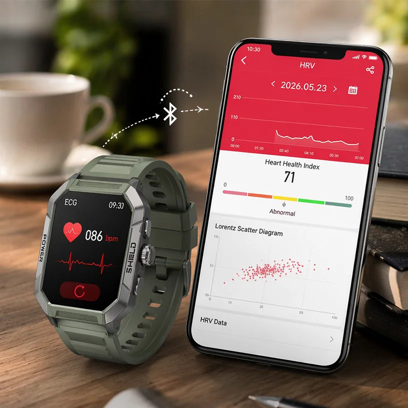 2026 New 2.02 Smart Watch Professional ECG & PPG Health Monitor Bluetooth Call