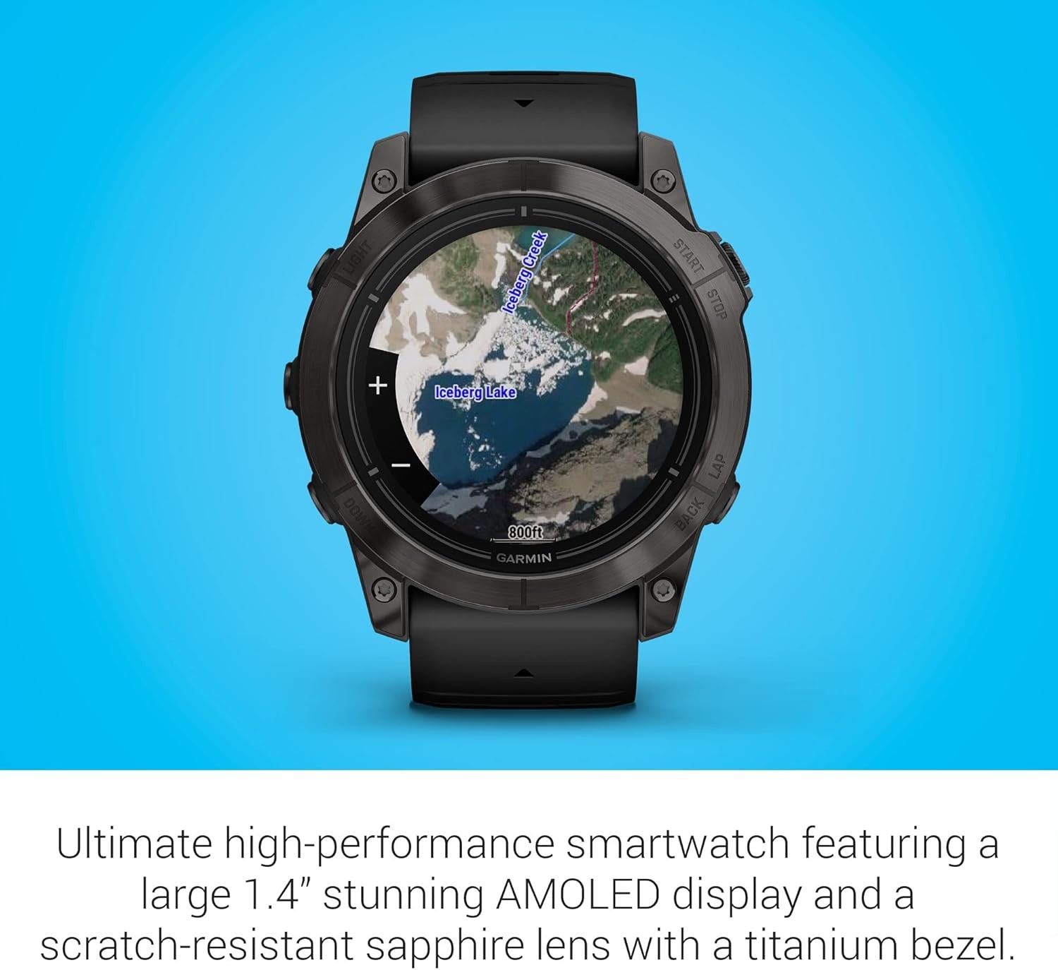 Garmin epix Pro (Gen 2) Sapphire Edition 51mm High Performance Smartwatch Black