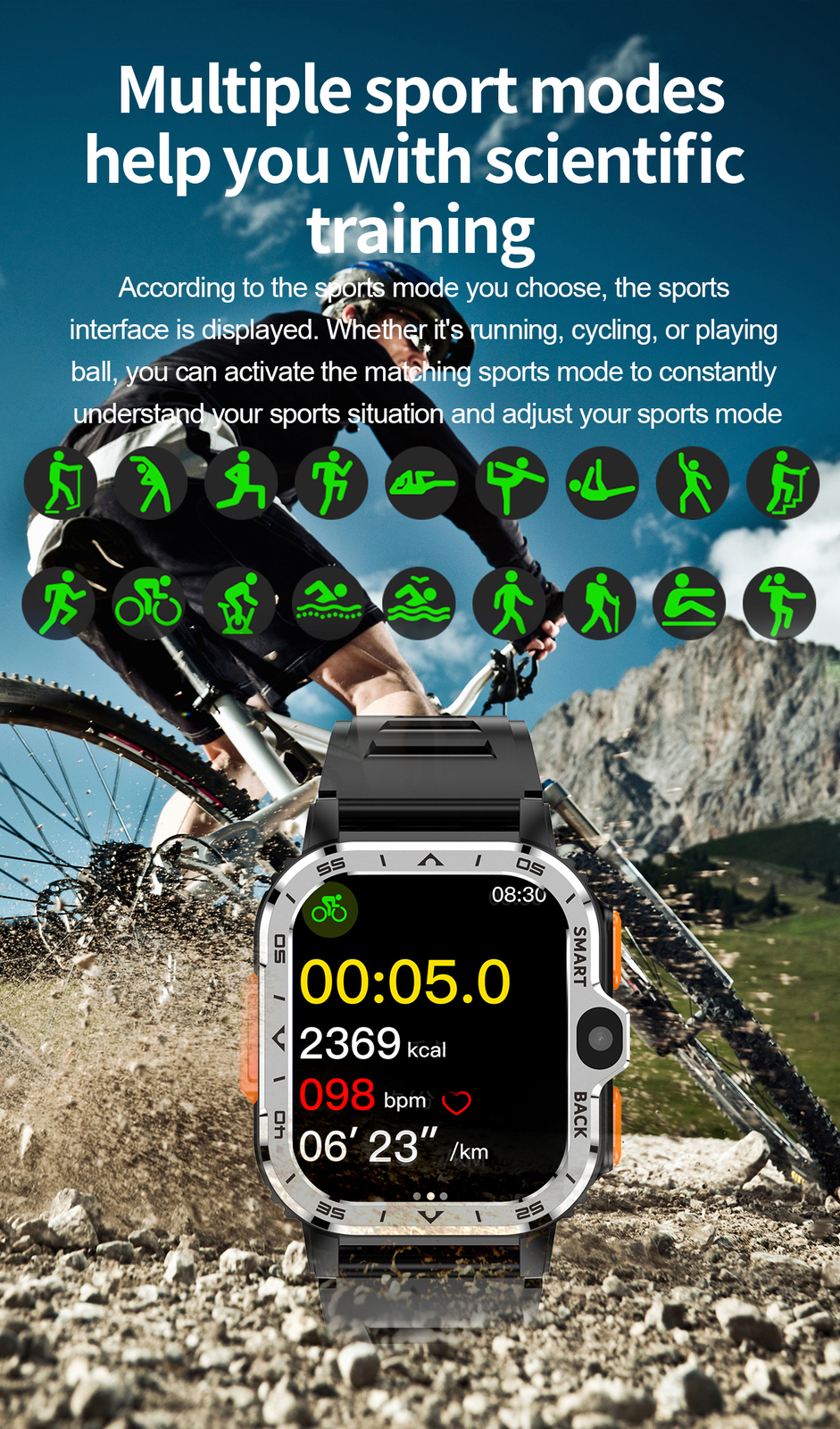4G WIFI Smart Watch Bluetooth Call Business Outdoor Sports Waterproof Wristwatch