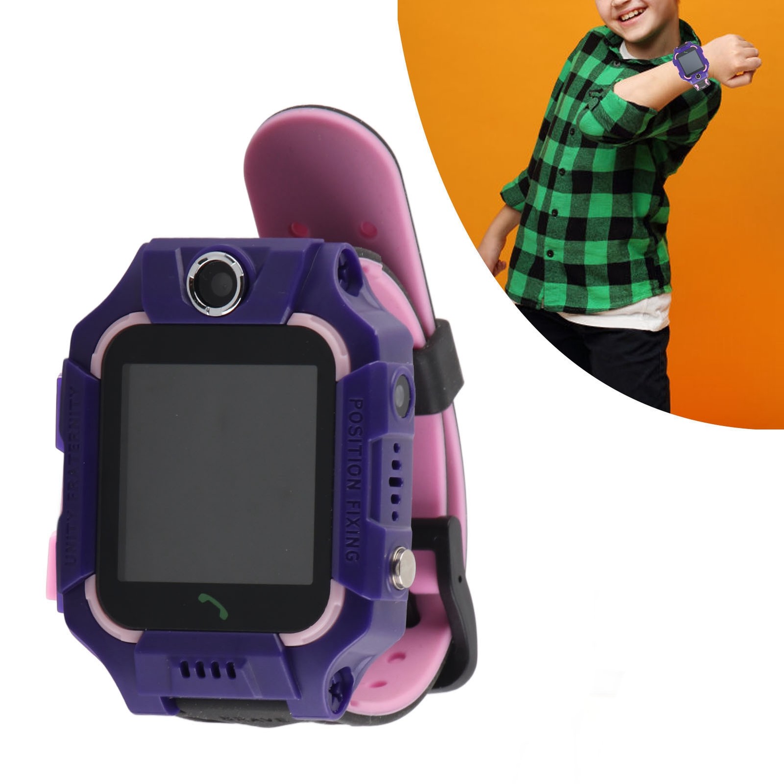 Kids Smartwatch 1.44 Inch HD Color Touch Screen 2G GSM IP67 Waterproof Cell VYFB