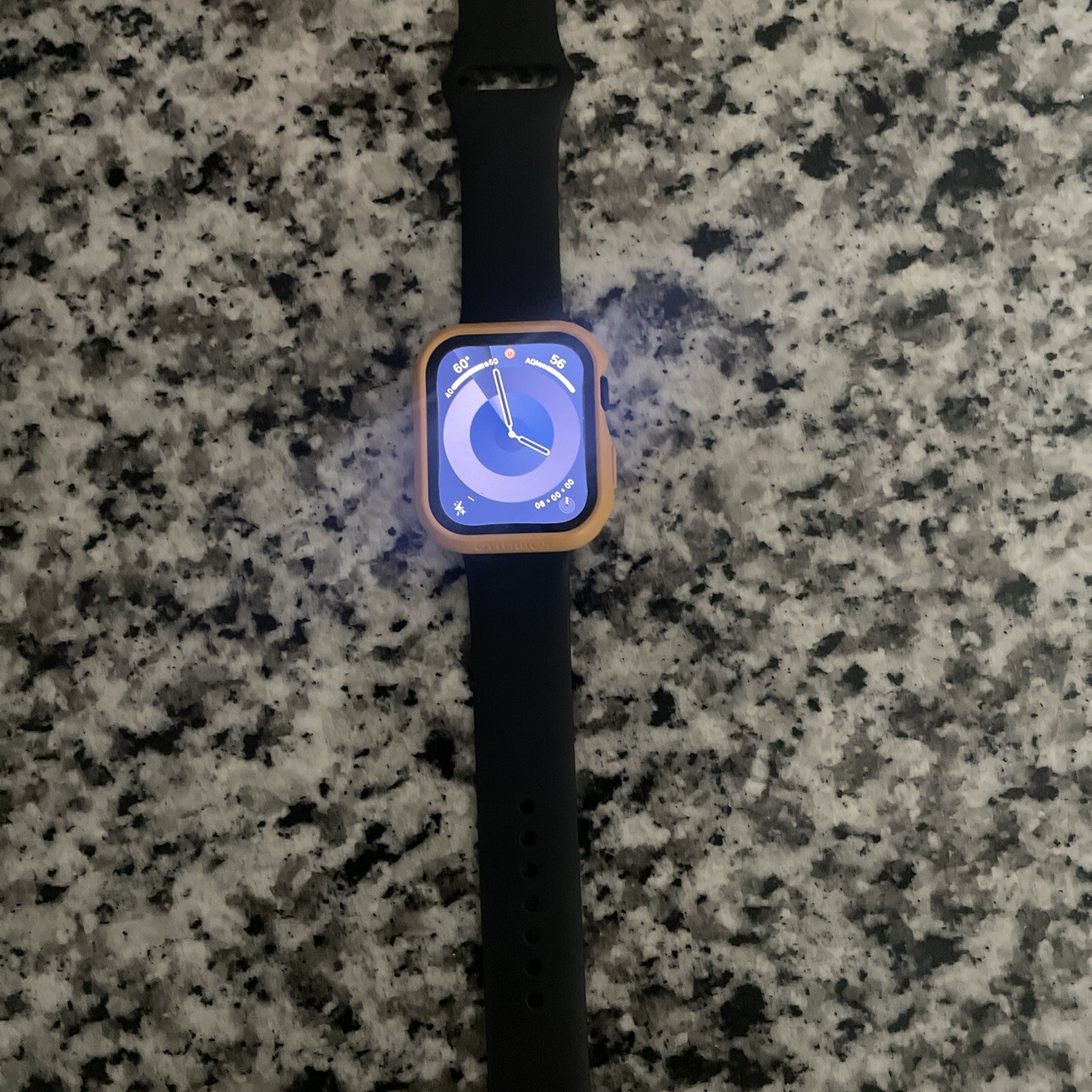 Apple Watch Series 9 45mm Aluminum Case with Sport Band – Midnight, S/M (GPS…