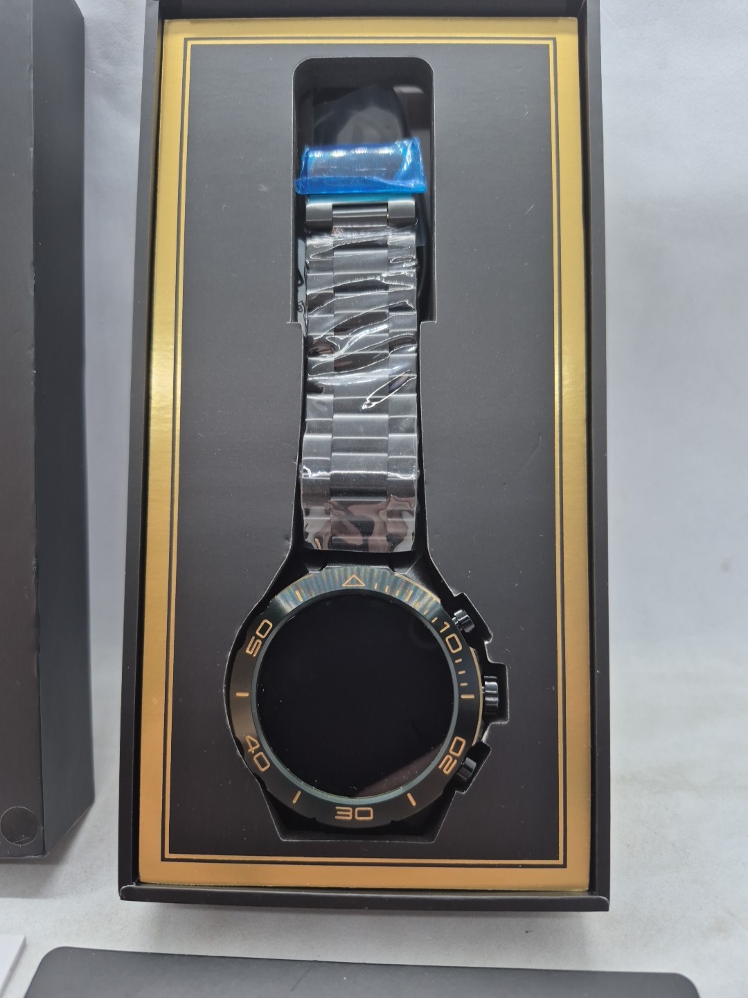 Smart Watch for Men Answer/Make Call for Android iPhone, 1.43″ AMOLED