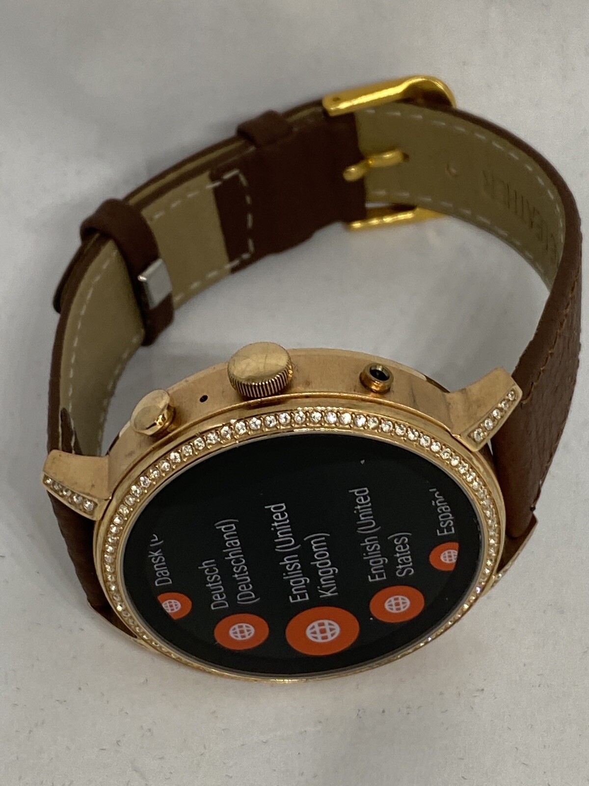 Fossil Gen 4 Authentic Digital Dial Smart Watch Custom Band FTW6015 LT302
