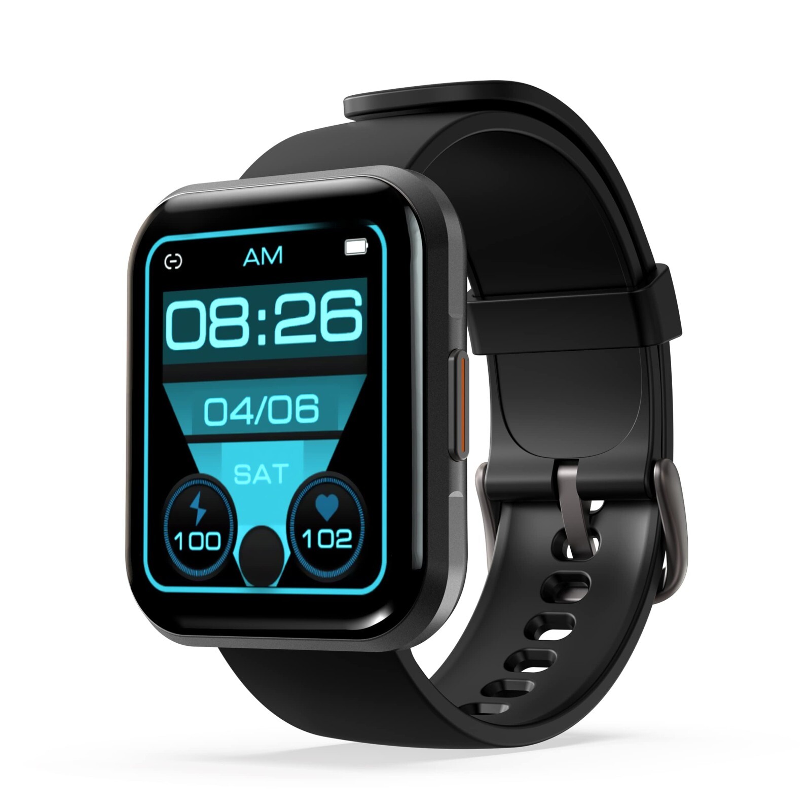1.78” Fitness Smartwatch IP68 Waterproof Touch Screen, Black