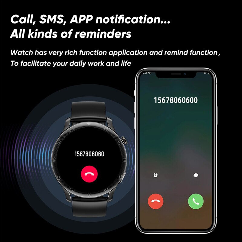 LIGE Unisex Smart Watch Waterproof Multi-Sports Weather Forecast For Android IOS