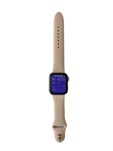 Apple Watch SE 40mm Gold Alum Case Pink Sand Sport Band (GPS Cellular A2353 32G)
