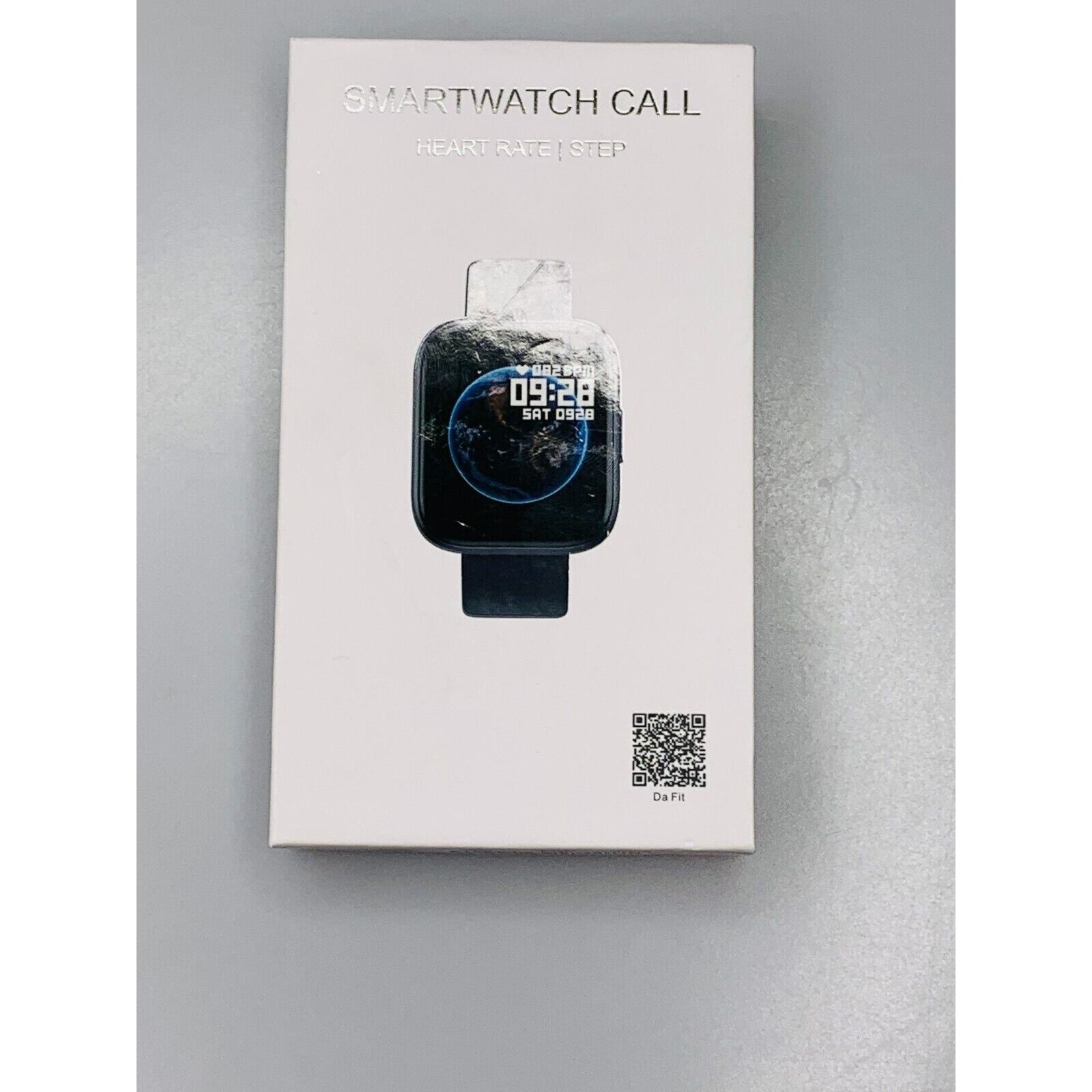 Smartwatch Call Heart Rate Step Counter Stop Watch Alarm Media Player and More