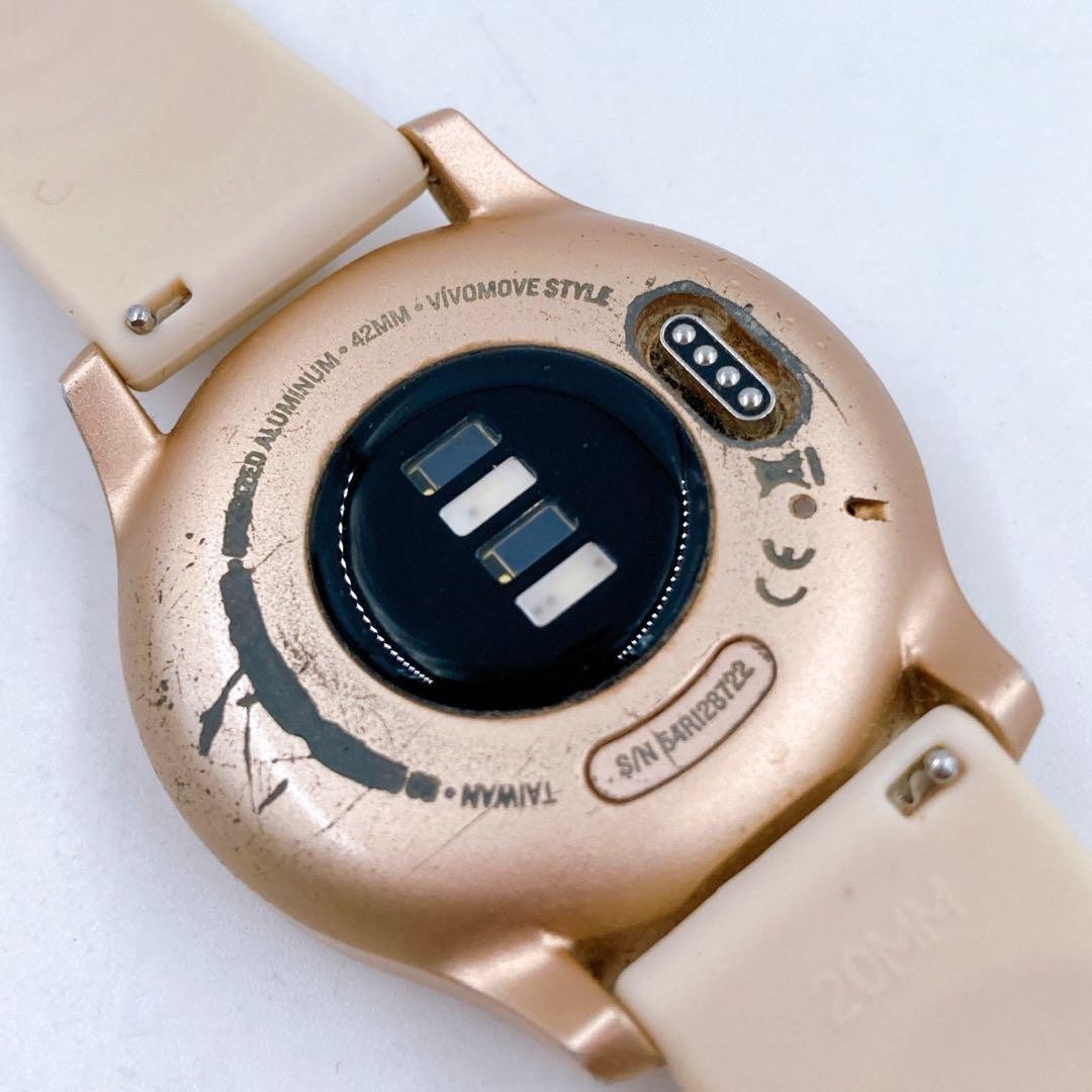 Garmin VIVOMOVE STYLE Hybrid Smartwatch Rose Gold, No Screen Damage
