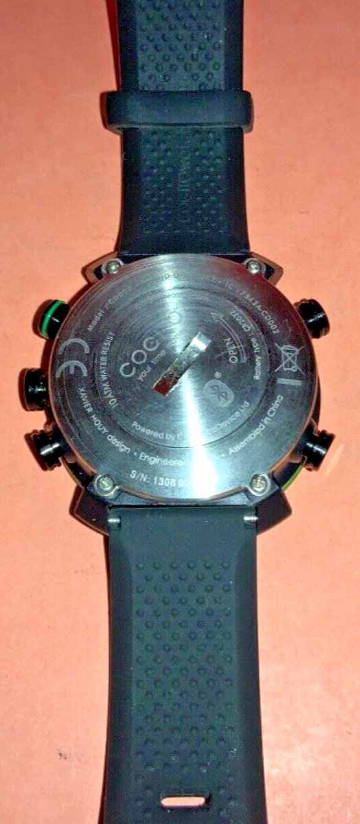 Cogito 2.0 Classic Smart Watch CD002 – Green – TESTED & WORKING – W/ BOX