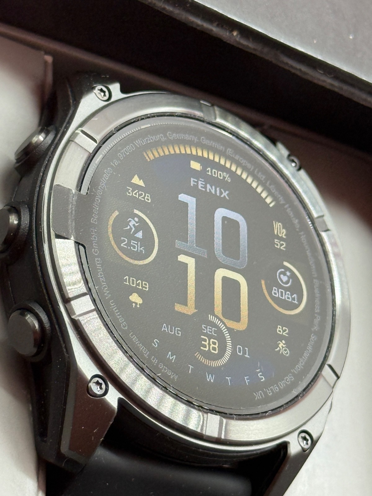 Garmin FENIX 8 AMOLED Sapphire GPS Smartwatch 51 M Fiber-reinforced TITANIUM DLC
