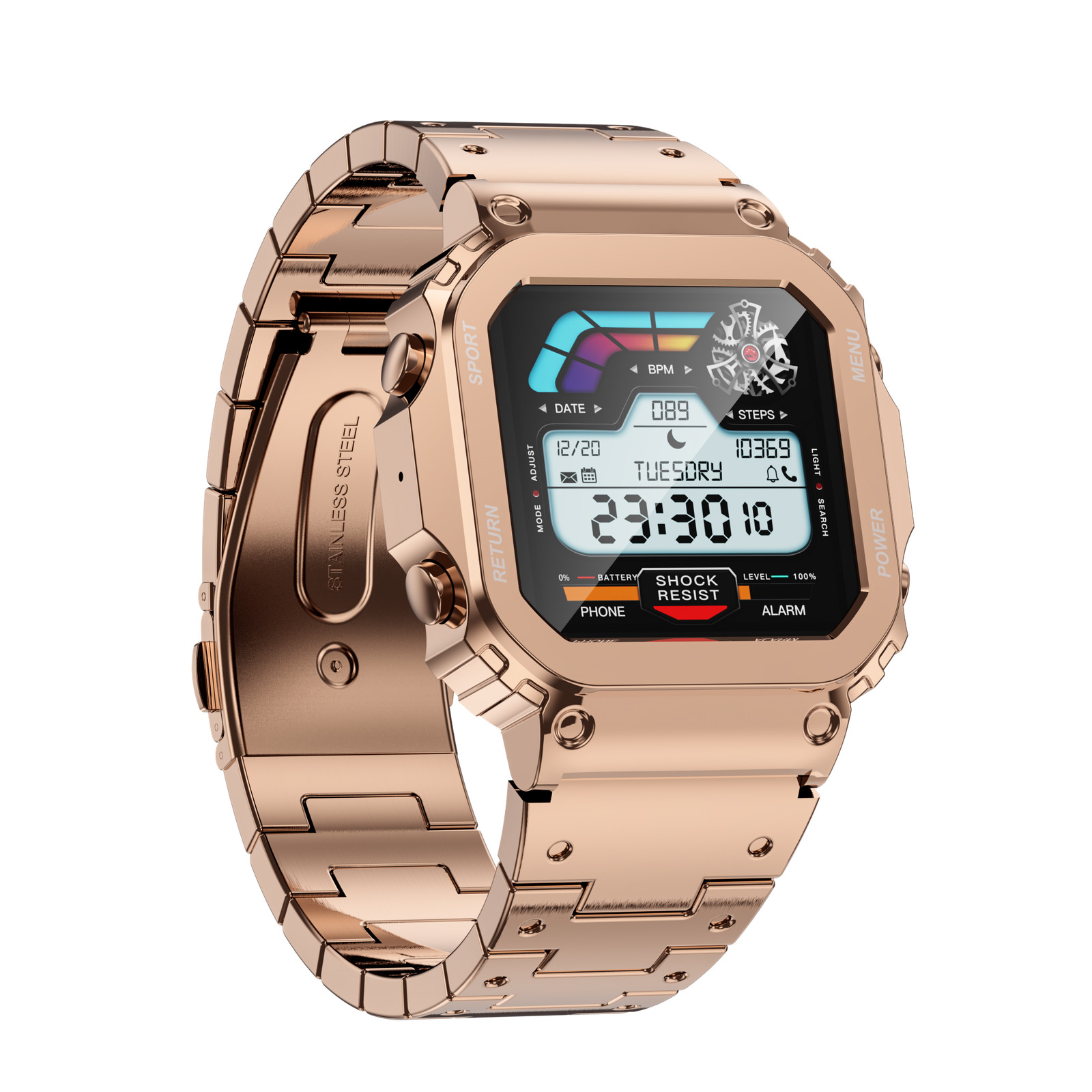 Smart Watch Bluetooth Calling Waterproof Health Monitor For IOS Android New