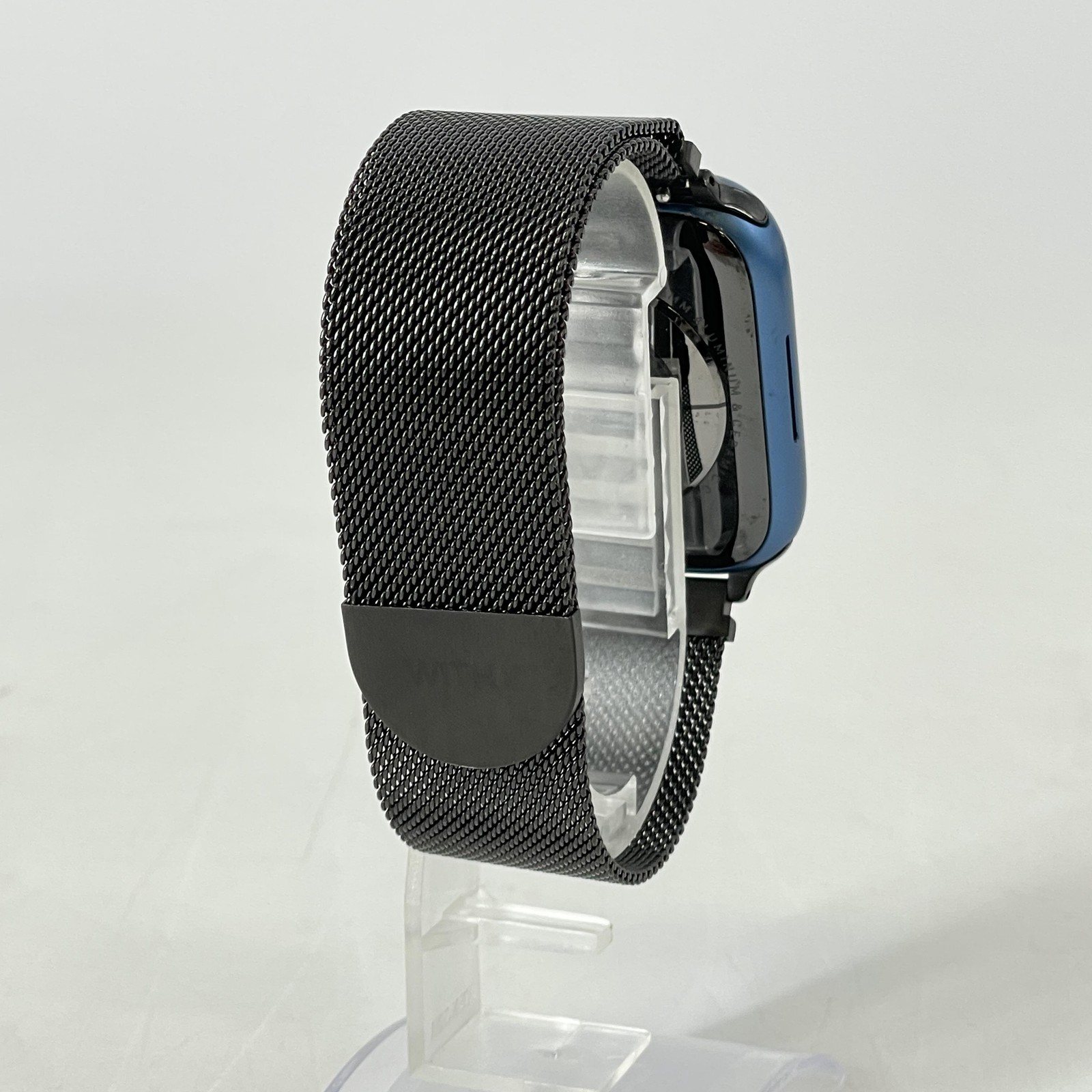 Apple Watch (Series 7) 45mm Blue Aluminum (LTE) w/ Milanese Loop- Good Condition