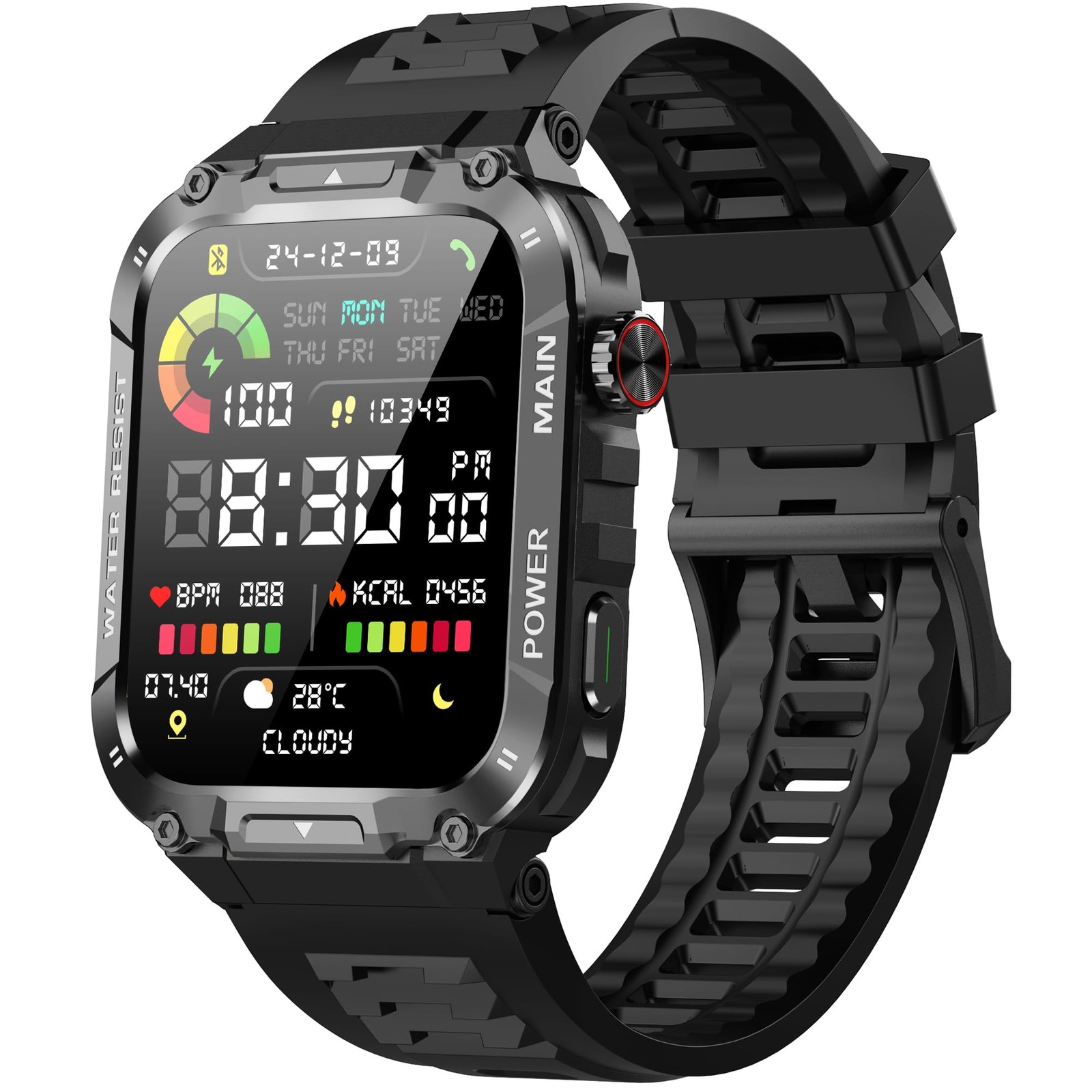 Reloj Inteligente de Mujer Hombre para Waterproof Samsung Android y iPhone iOS
