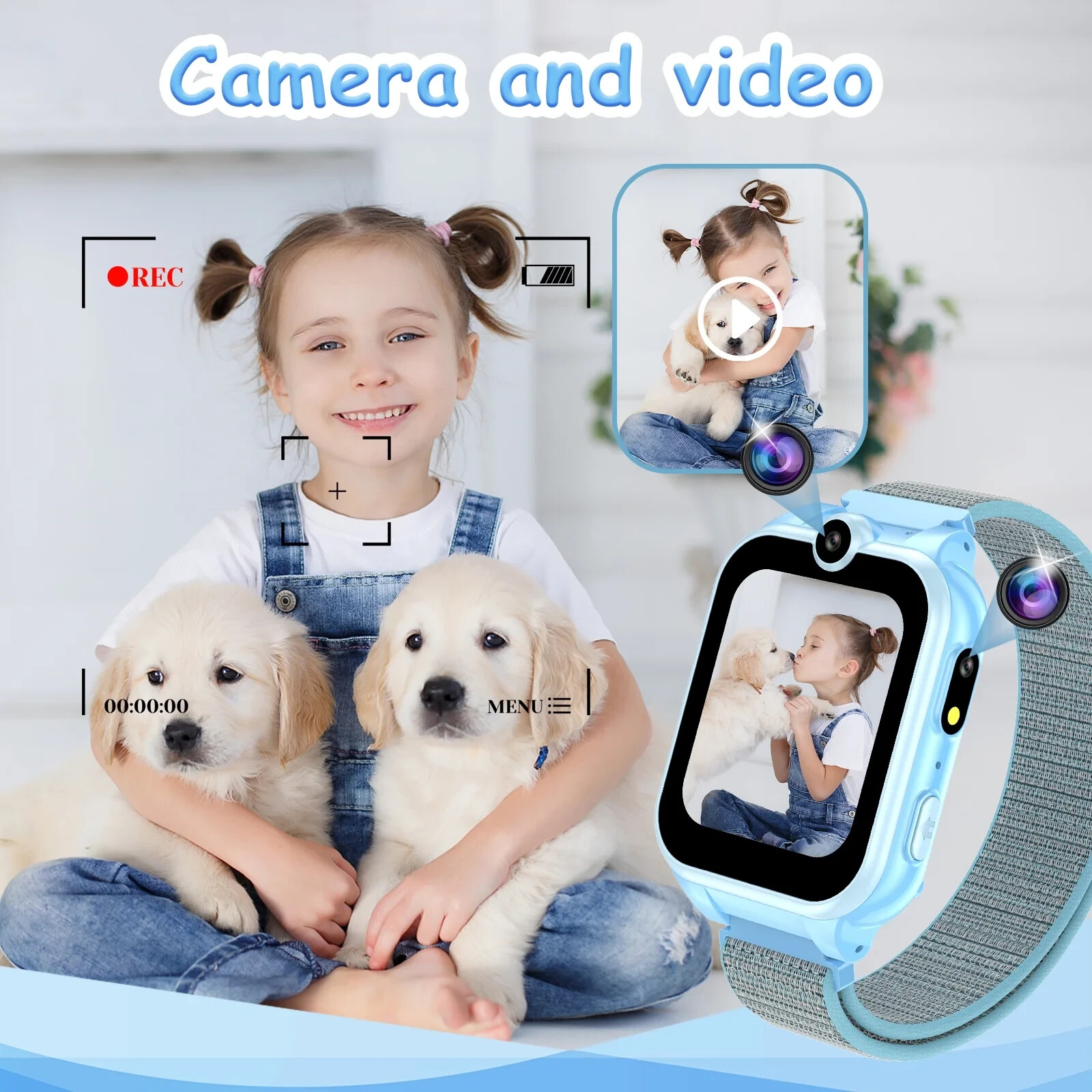 PTHTECHUS Smart Watch for Kids with MP3 Music Double Cameras 24 of Games