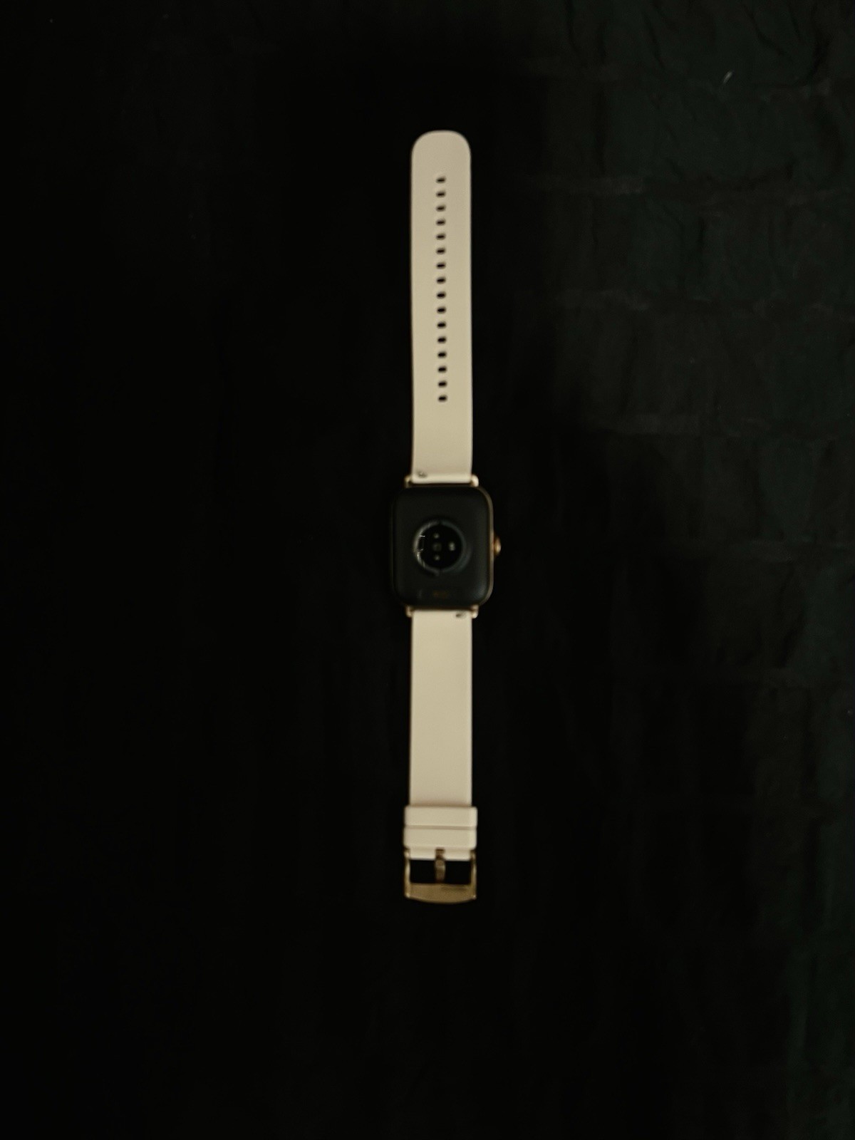 C-MAX Bravo 1.7in Touch Smartwatch Fitness/Health, iPhone, Android, Beige/Gold