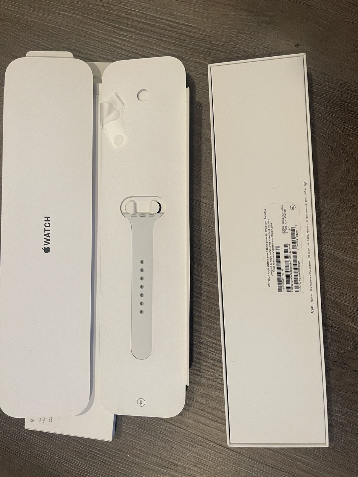 Apple Watch Series 6 44mm Silver Aluminum Case with White Sport Band (GPS +…