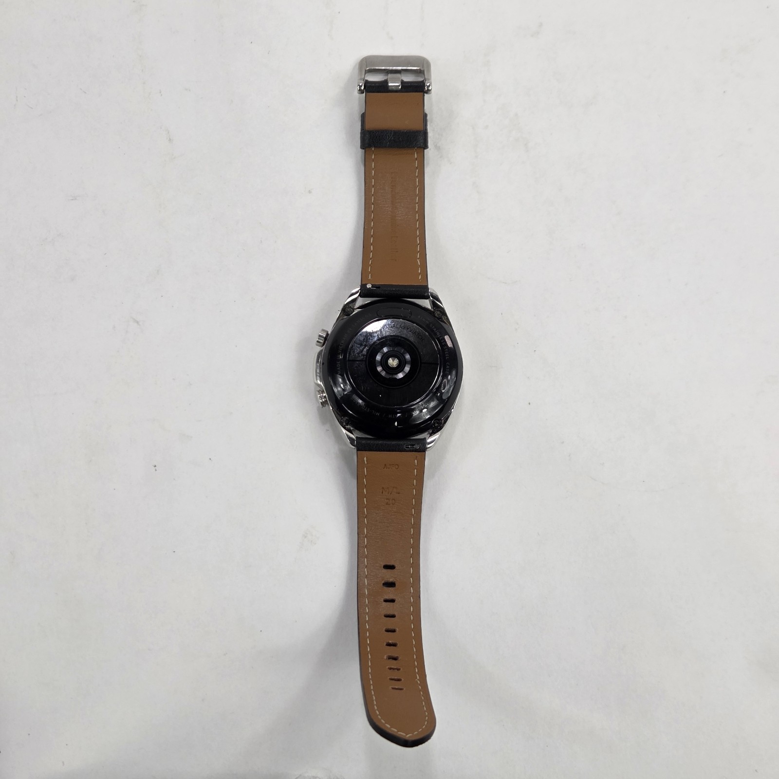 Samsung Galaxy Watch3 41mm w/ Black Leather Band, Bluetooth GPS Smartwatch