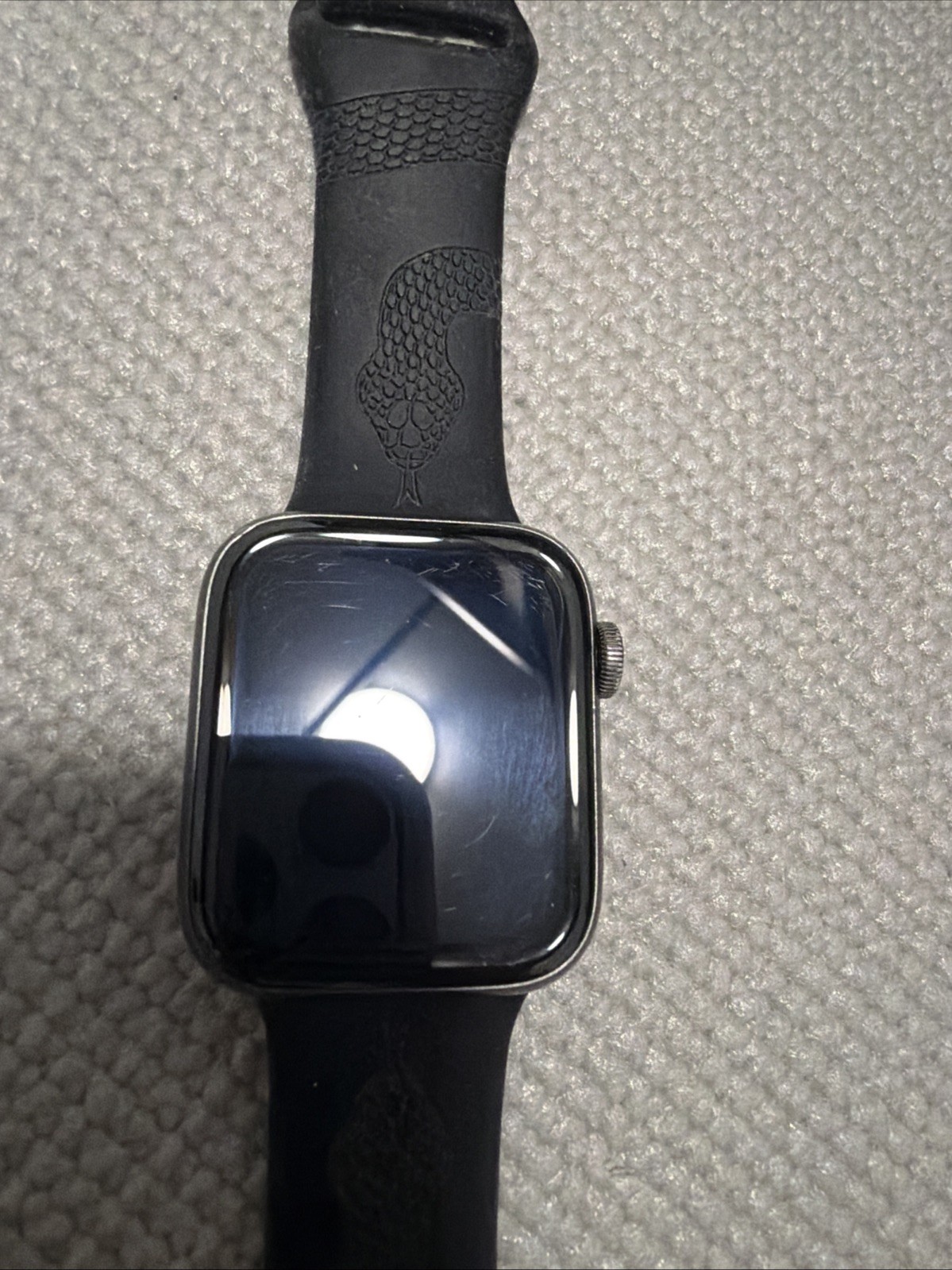 Apple Watch SE Nike 44mm Space Gray Aluminum Case with Anthracite/Black Sport…