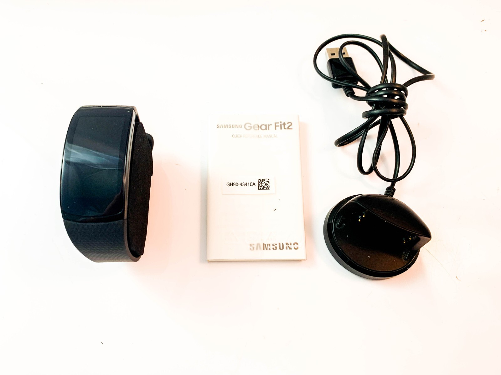 Samsung Gear Fit2 SM-R360 Fitness Smartwatch Large – Black