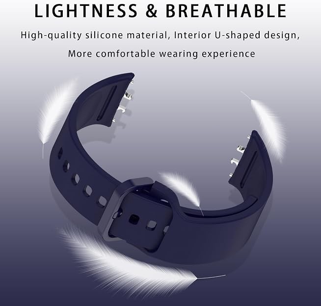 Silicone Strap Compatible with Samsung Galaxy Fit 3 SM-R390