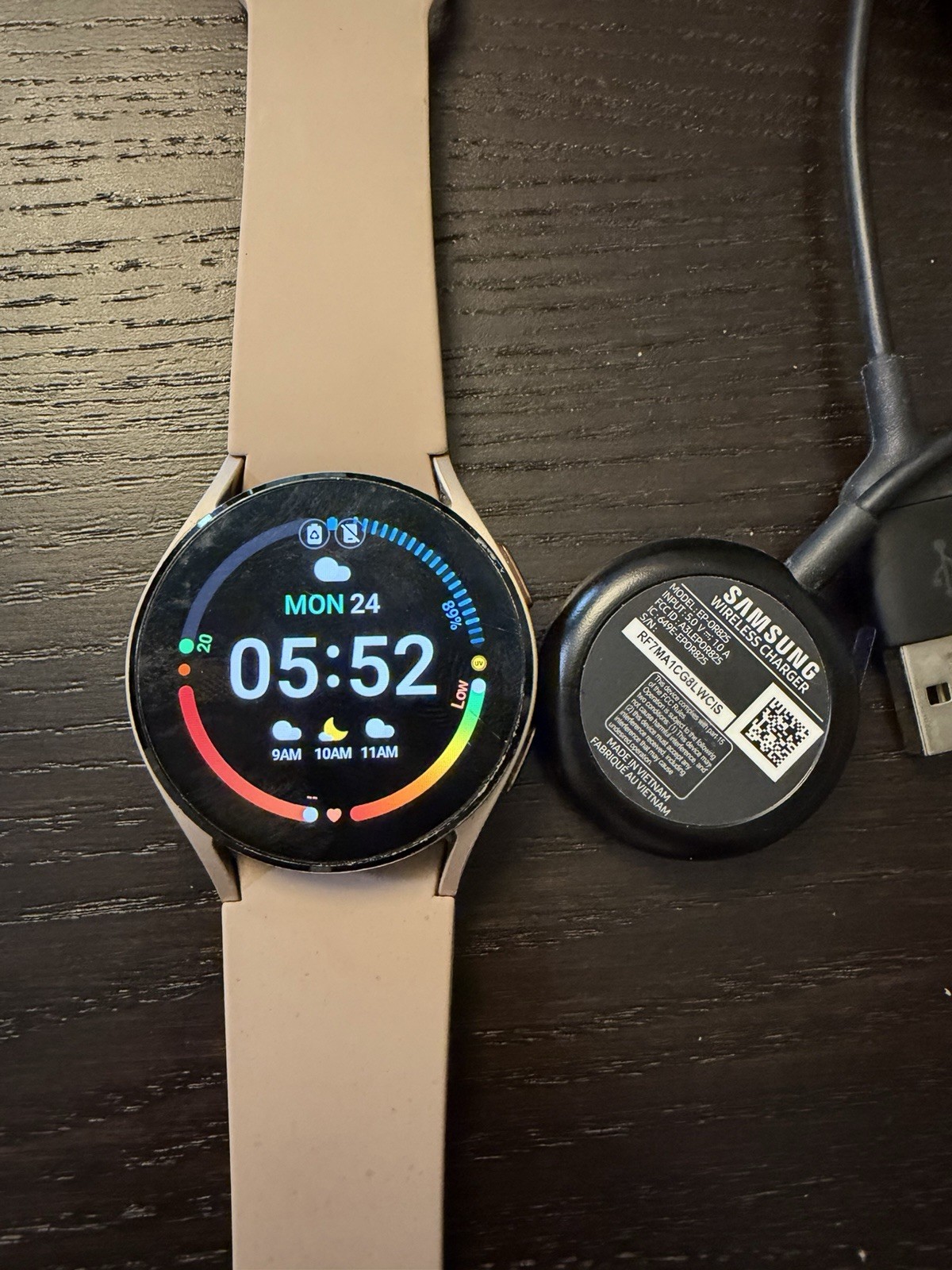 Samsung Galaxy Watch 4 GPS LTE 40mm Rose Gold Aluminum Watch (SM-R865U)