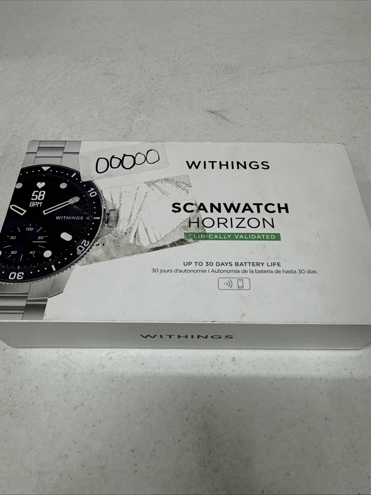 Withings ScanWatch Horizon 43mm Blue Smartwatch – Accessories – Open Box