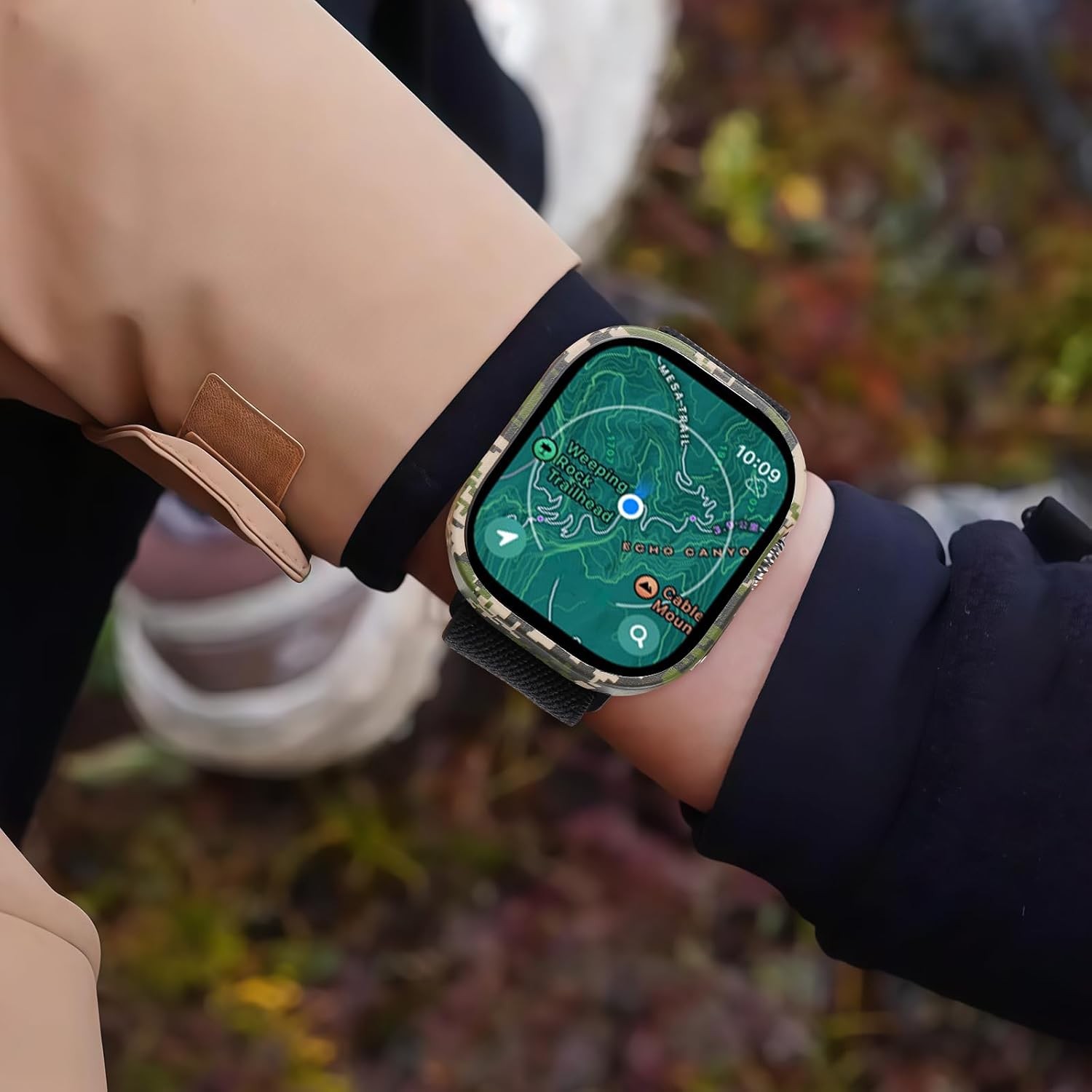 Luxury Metal Watch Case for Apple Watch Ultra 2 49mm with Built-in Tempered Glas