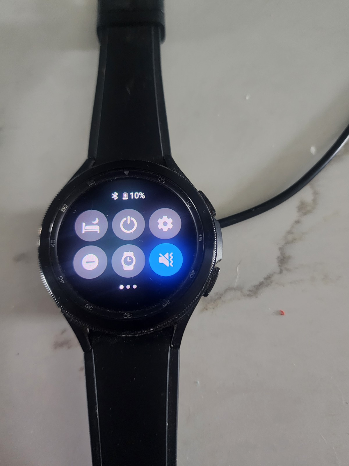 Samsung Galaxy Watch4 Classic SM-R895 46mm Stainless Steel Case .All In Black