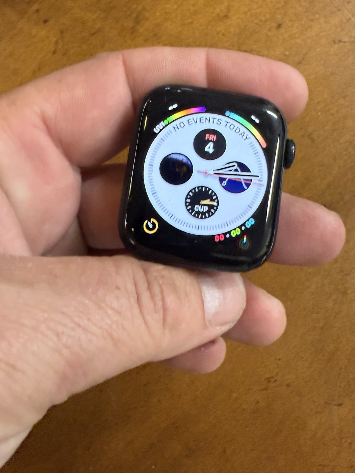 Apple Watch SE 44 mm aluminum case 70N-X Glass GPS LTE WR-50 Meters