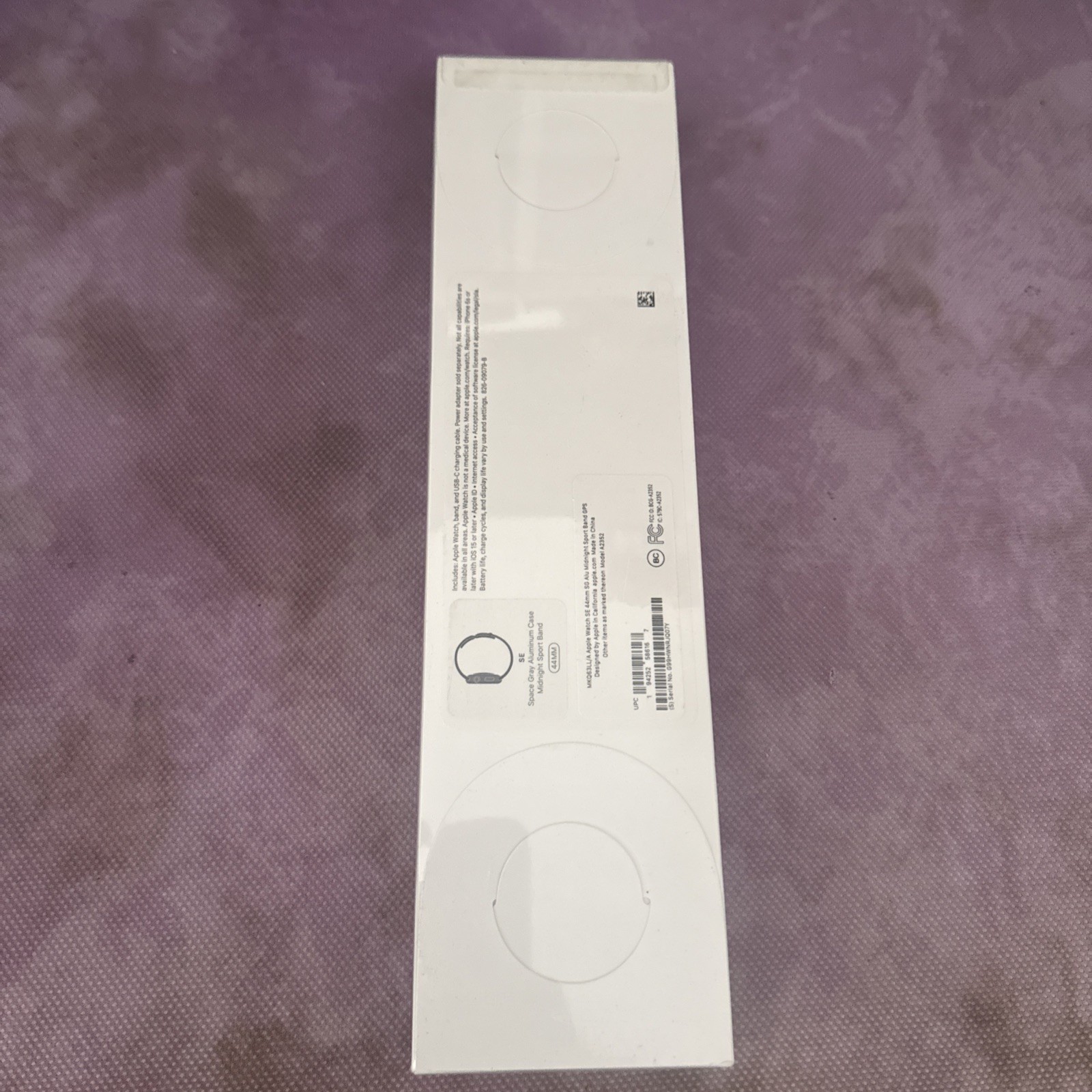 Apple Watch SE (1st Generation) 44mm Space Gray Aluminum Case with Midnight…