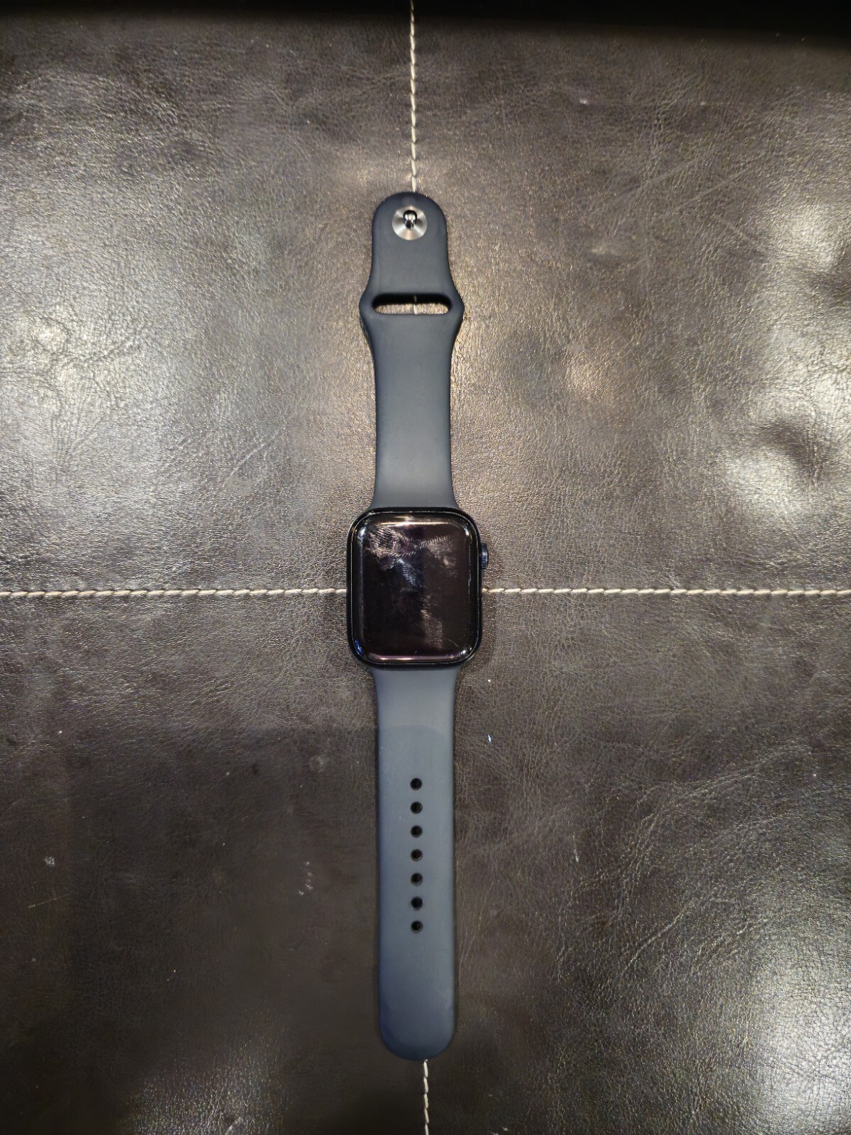 Apple Watch Series 7 45mm Aluminum Case with Sport Band – Midnight, Regular (GPS