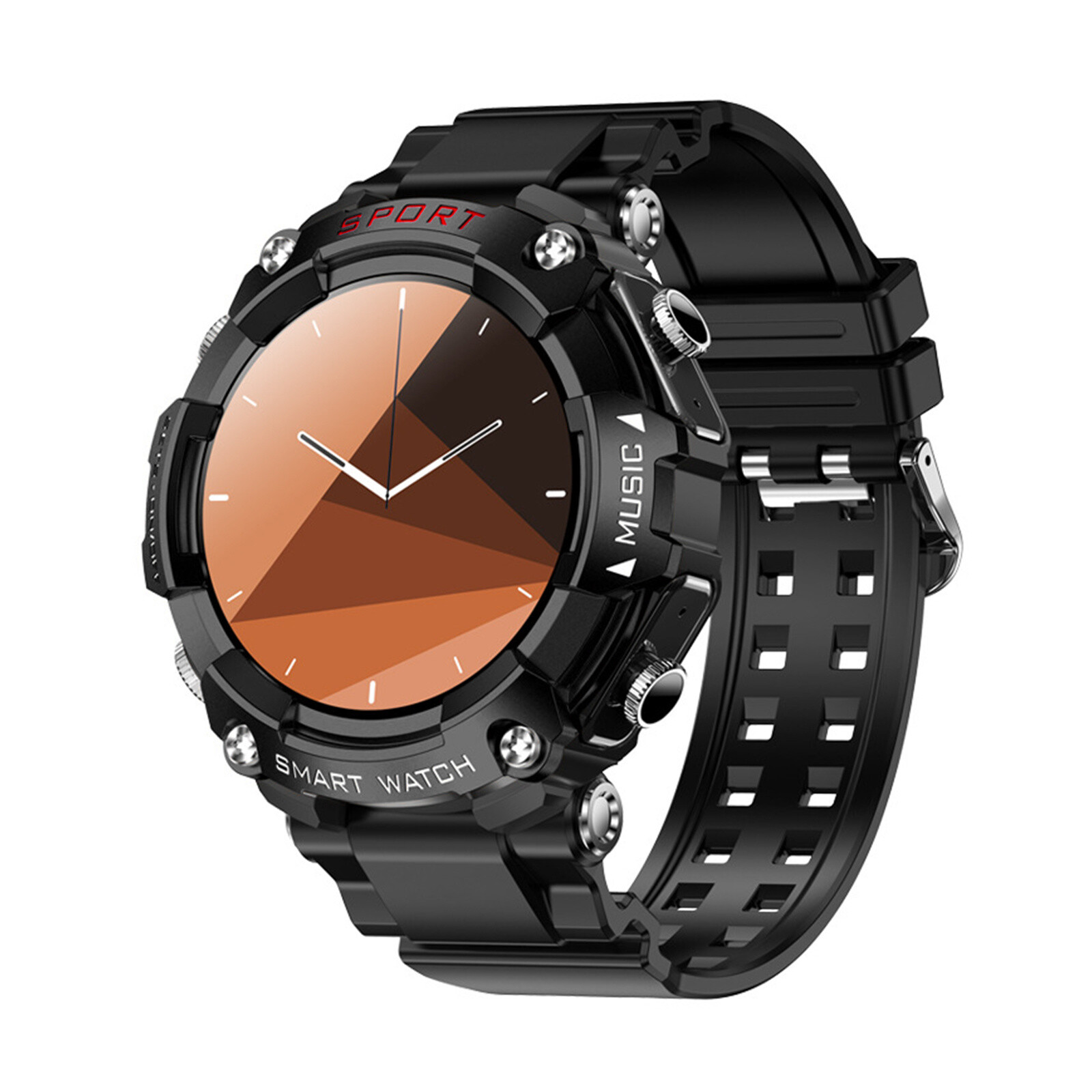 T96 MP3 Exercise Heart Rate Blood Pressure Oximetry Bluetooth Smart Watch