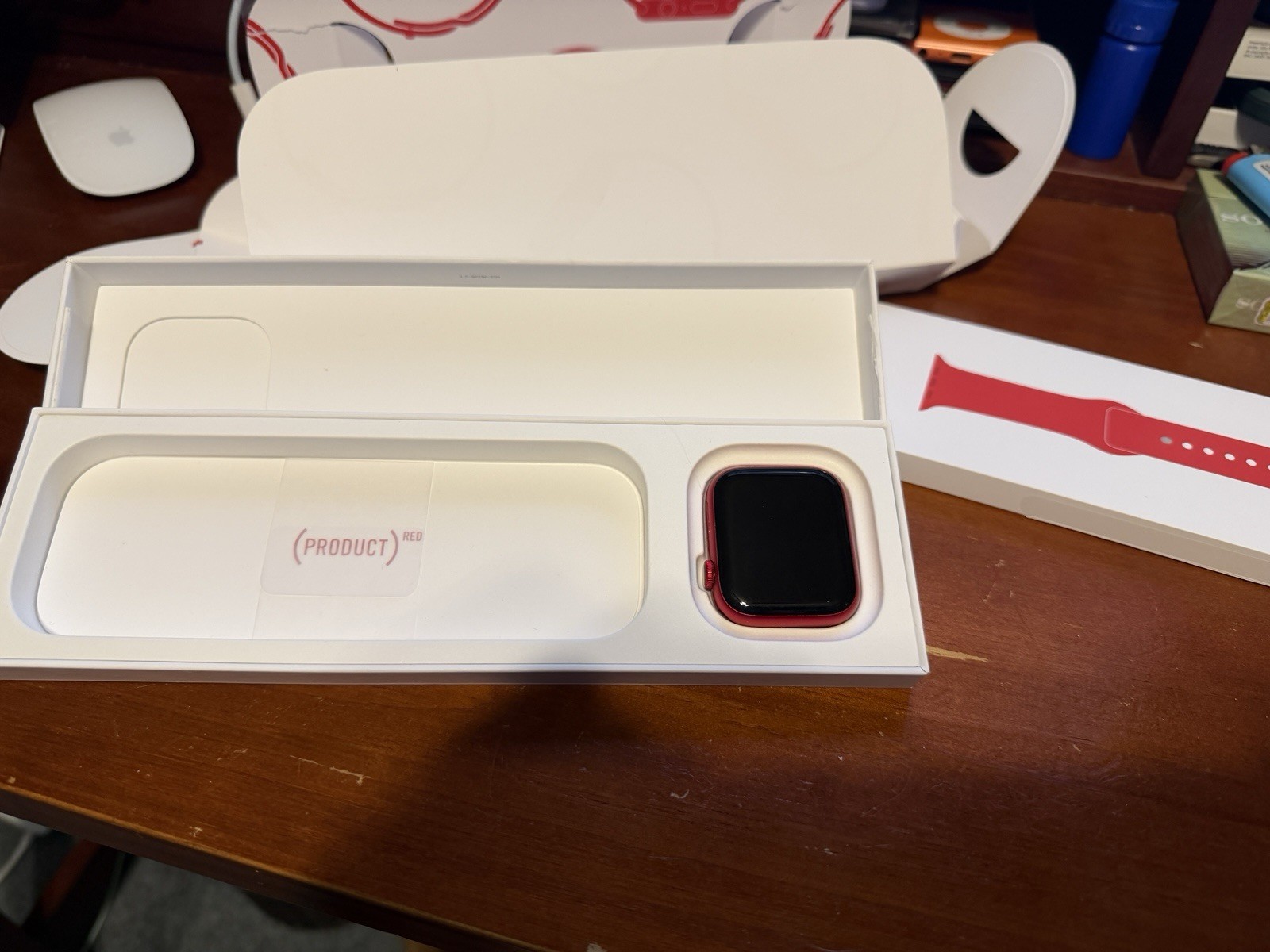 Apple Watch Series 9 45 mm Product Red MRXK3LL/A GPS Bundle Extras