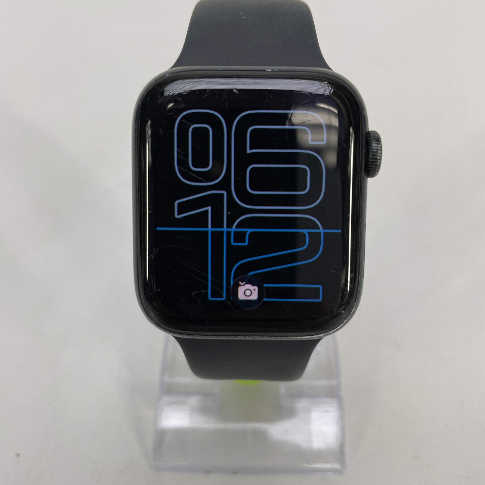 GPS Only Apple Watch SE 2nd Gen 44MM Midnight Aluminum Black Sport Band MNTG3LL/