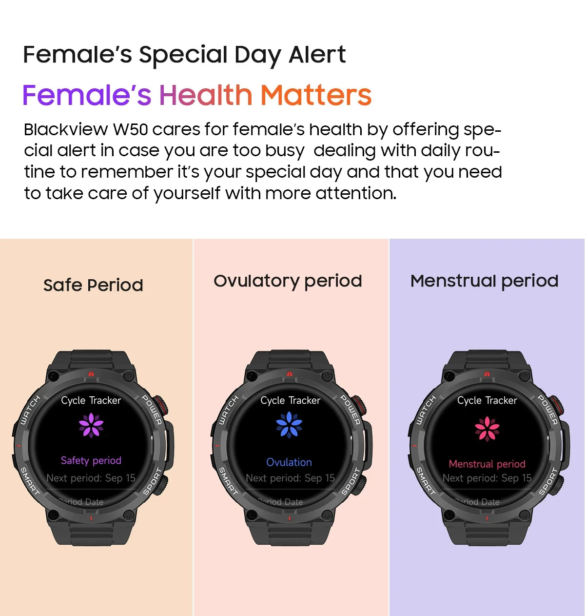 Smart Watch Military Tactical Men Sport Heart Rate Fitness Tracker Wristwatch US