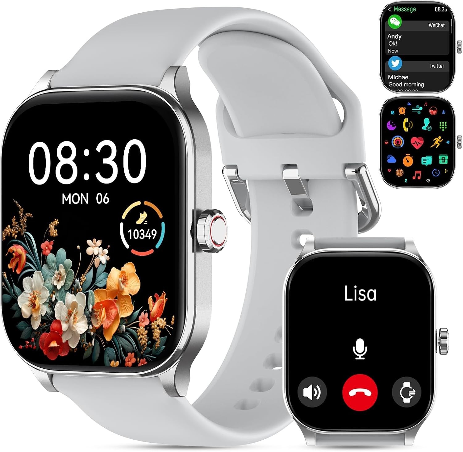 Waterproof Smart Watch with Health & Sleep Monitoring for Active Lifestyles