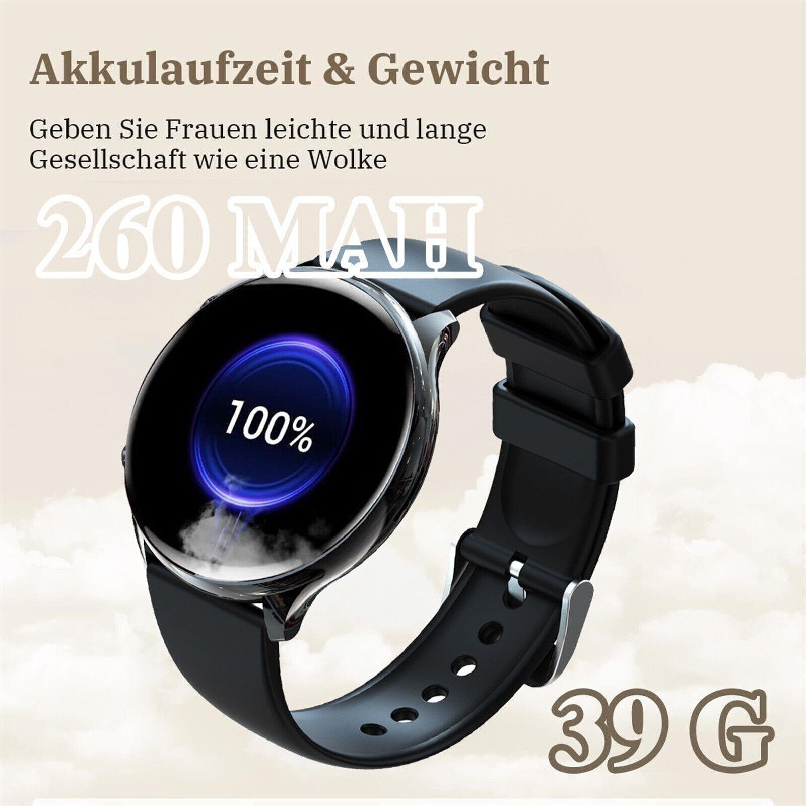 2024 Smart Watch For Women, Waterproof Smartwatch Bluetooth For iPhone Samsung✅