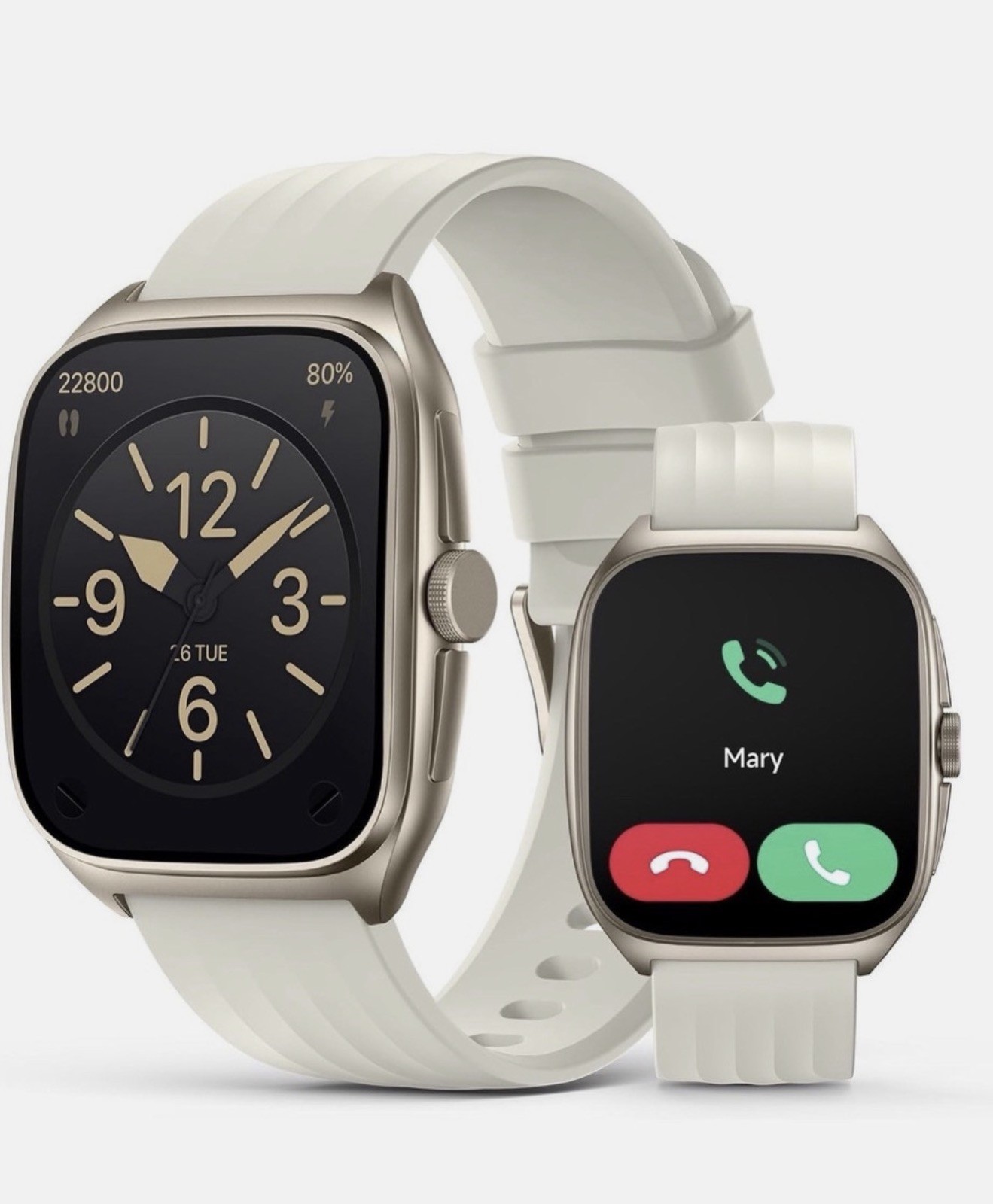 2025 SOUYIE Smart Watch for Men and Women with SOS Emergency Alert, 1.85″ GTX 19