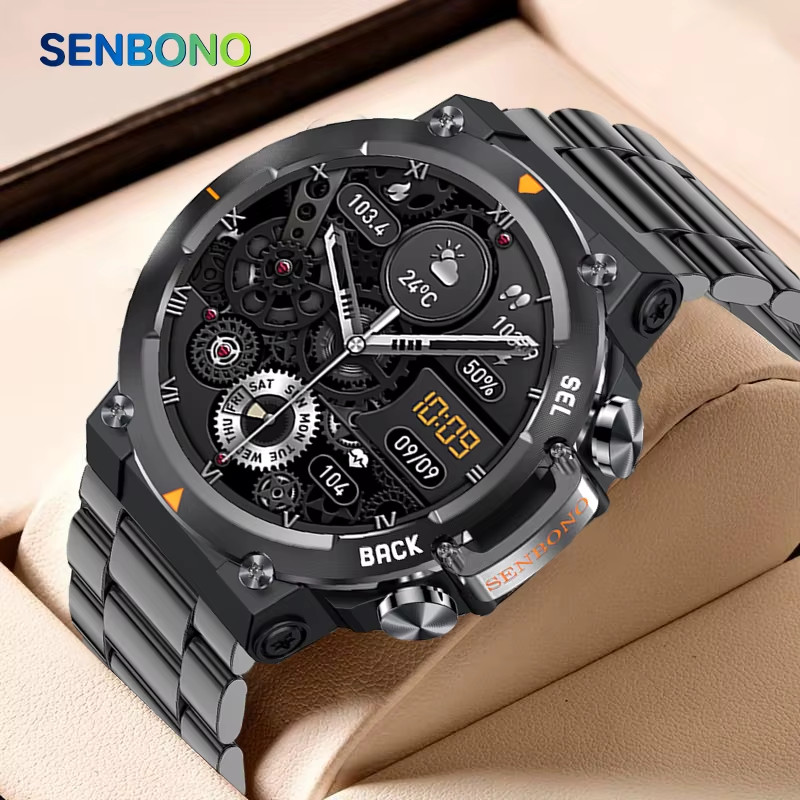 Smartwatch 1.43″ AMOLED BT Calls AI Voice Fitness Watch