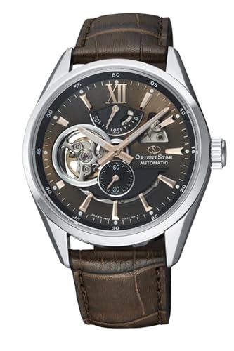 ORIENT STAR Modern Skeleton Watch RK-AV0008Y Men’s Brown NEW