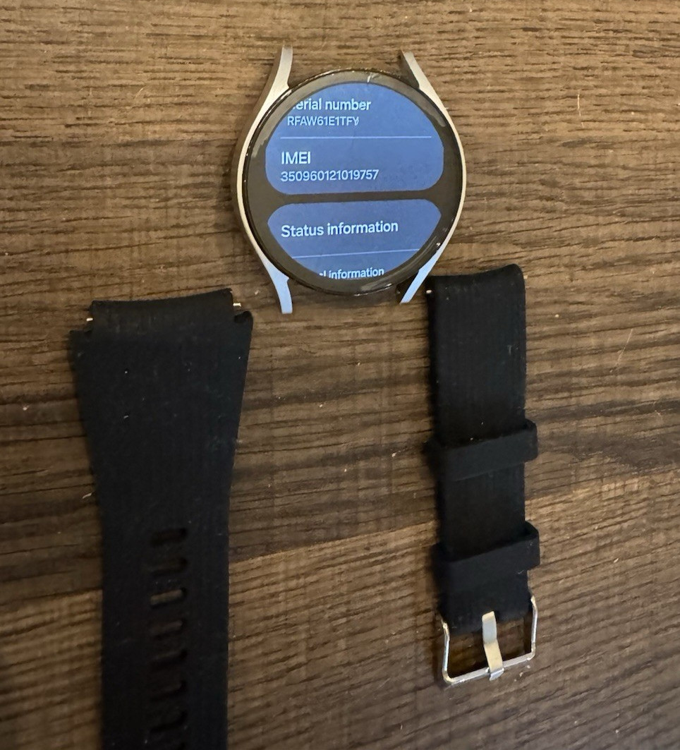Samsung Galaxy Watch 6 SM-R935U Silver 40mm (LTE) Unlocked FAIR (READ)