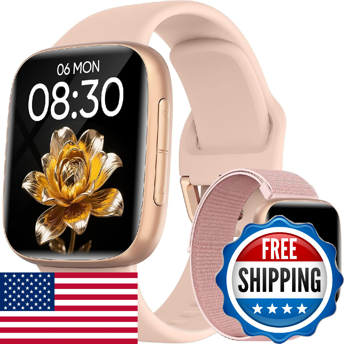 Enomir Smart Watch For Women 1.85 Amoled Ultra-Clear Screen Compatible