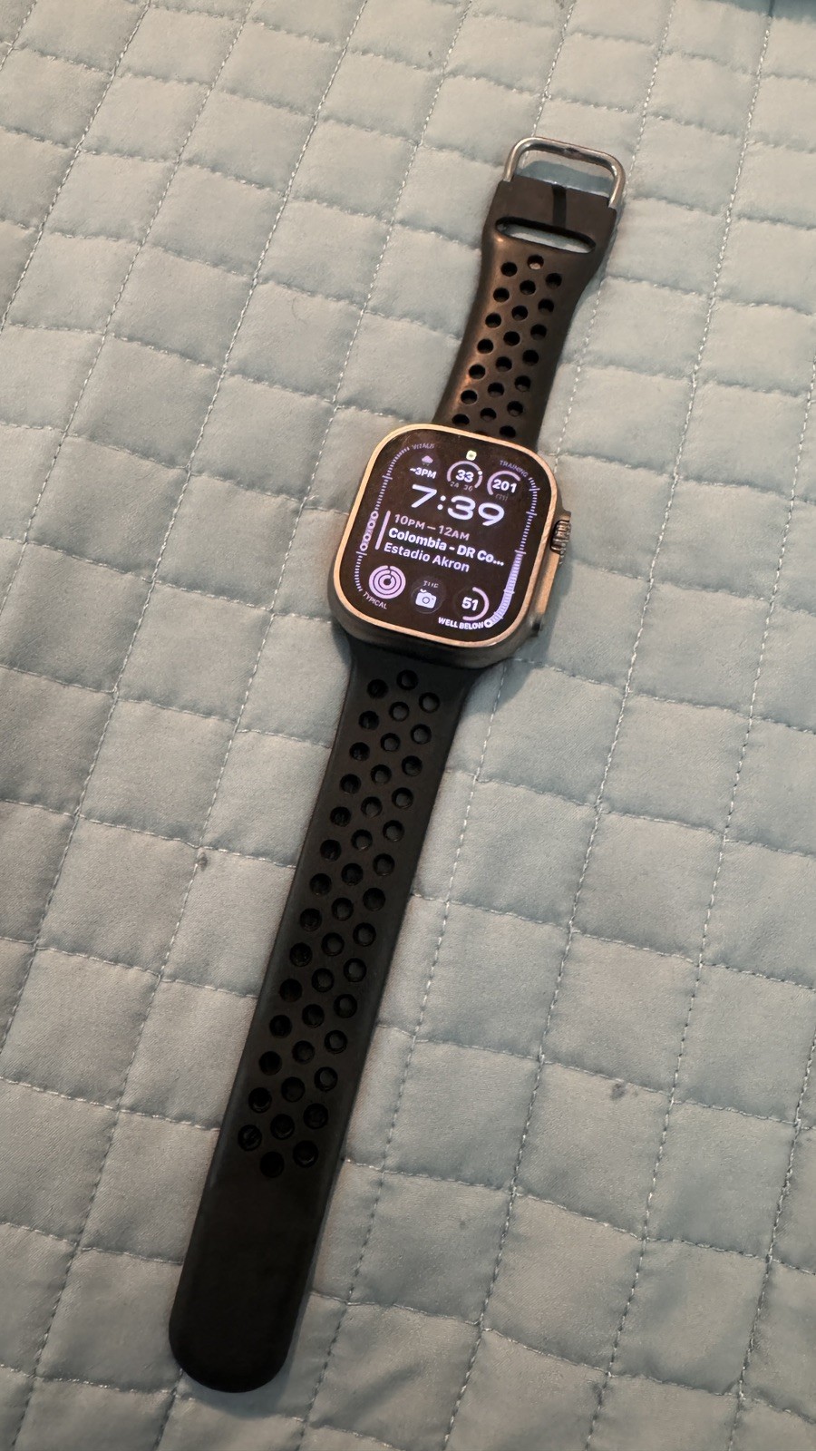 Apple Watch Ultra 49mm GPS+Cellular 32GB Silver Titanium MNHC3LL Gen 1 + 3 bands