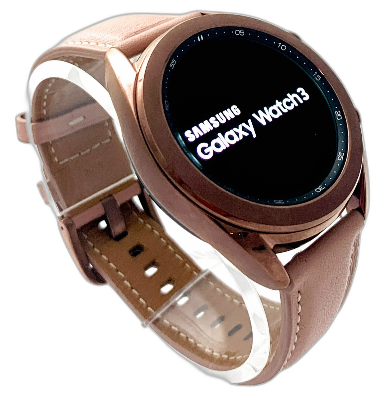 Samsung Galaxy Watch3 SM-R855 Smartwatch 41mm Wi-Fi / LTE Unlocked – Bronze SR